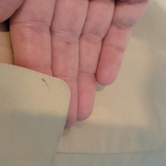 Brooks Brothers Cream Trench Coat With Plaid Lining Size Small - Picture 11 of 15